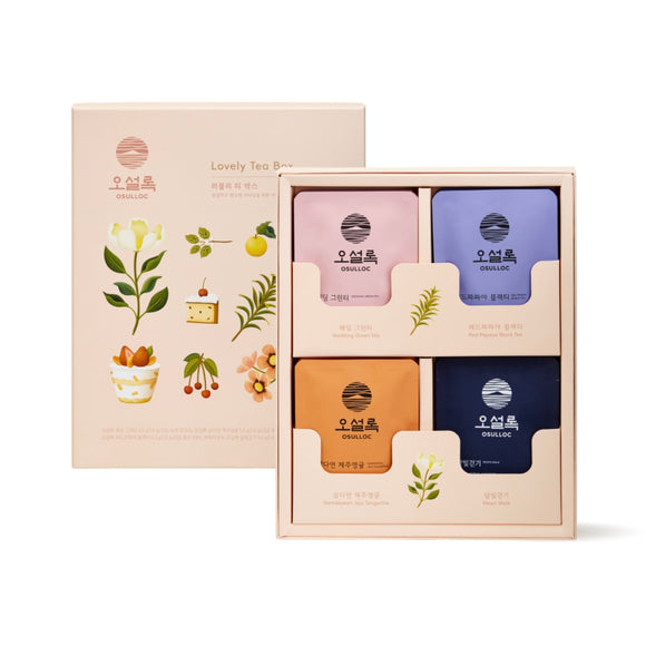 O'SULLOC Lovely Tea Box 三角茶包茶葉禮盒套裝 (4款口味；共12包)