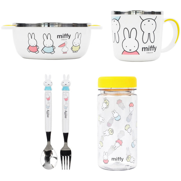 Miffy 不銹鋼餐具5件套裝 Set B