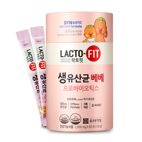 鍾根堂Lacto-fit Baby 幼兒益生菌(1-3歲)  60條裝