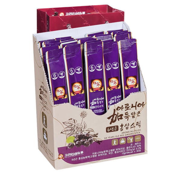 韓國六年根紅蔘濃縮飲液(30包) - 野櫻莓護眼紅蔘液
