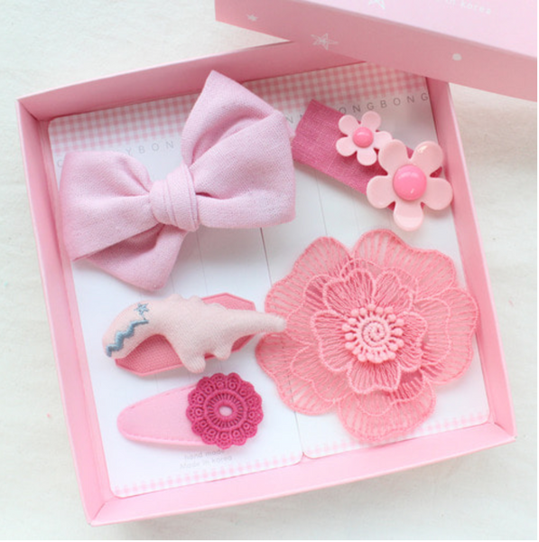 Amy Pink Hairpin Set