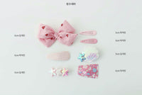 Shining Pink Hairpin Set