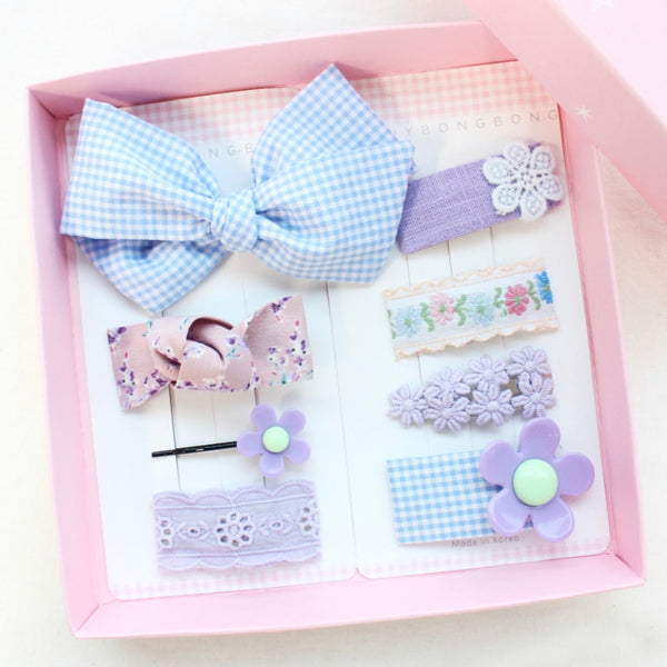 Lavender Blue Hairpin Set