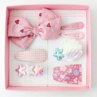 Shining Pink Hairpin Set